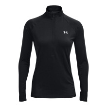 (0 UK - 2 UK, Black) Under Armour Womens/Ladies Tech Quarter Zip Track Top