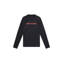 (XXL, Black) Animal Mens Sonny Logo Rash Guard
