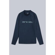 (L, Dark Blue) Animal Mens Sonny Logo Rash Guard
