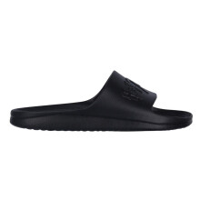 (7 UK, Black) Hot Tuna Mens Logo Slides