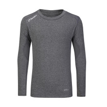 (11-12 Years, Grey Marl) Sondico Childrens/Kids Core Breathable Long-Sleeved Base Layer Top