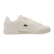 (7.5 UK, Off White) Lacoste Mens Carnaby Leather Cupsole Trainers