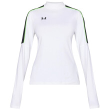(16 UK, White/Black) Under Armour Womens/Ladies Challenger Fitted Base Layer Top