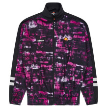(10 UK, Black/Pink) Ellesse Womens/Ladies Boulevard Fleece Funnel Neck Track Jacket