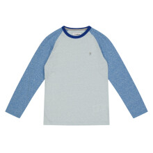 (12-13 Years, Blue) Farah Childrens/Kids Raglan Baseball T-Shirt