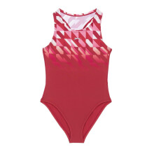 (13 Years, Pink) Slazenger Girls Challenge Tech Geometric Pattern One Piece Swimsuit