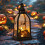 Halloween LED Candle Lantern Indoor Outdoor Decor 1