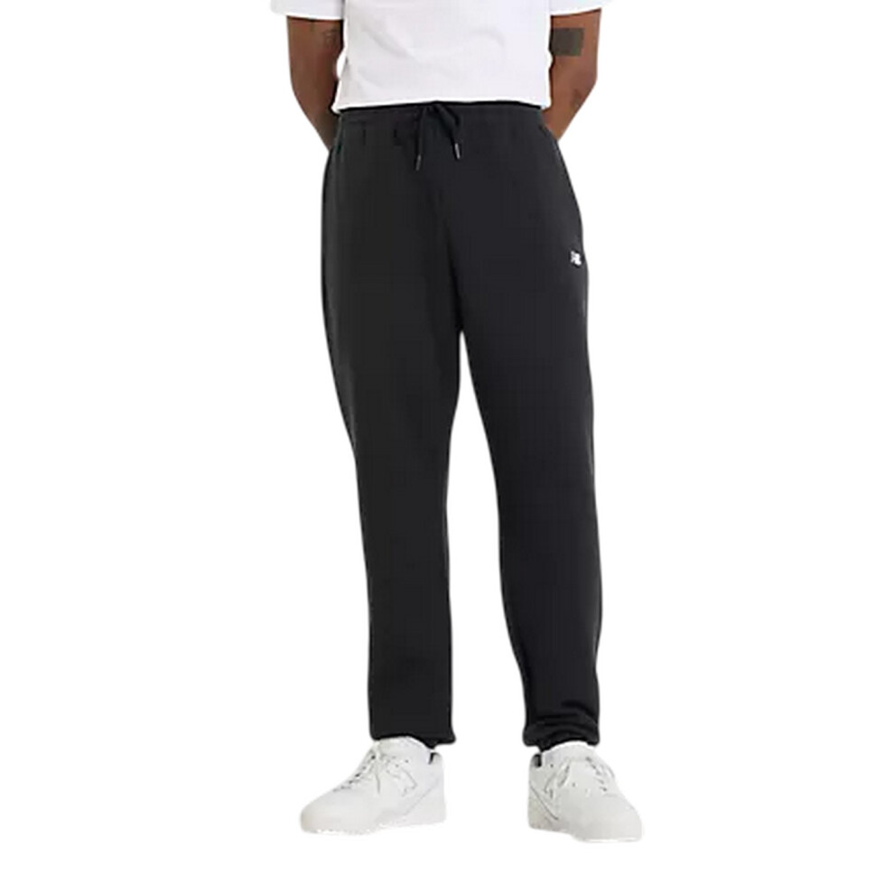 New Balance (Xl, Black) Mens Essentials Small Logo Jogging Bottoms