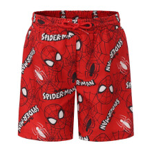 (5-6 Years, Red) Spider-Man Childrens/Kids Swim Shorts