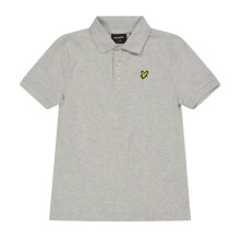 (15-16 Years, Grey Marl) Lyle & Scott Childrens/Kids Small Logo Polo Shirt