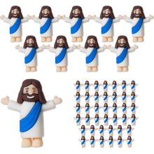 Mini Jesus Figurines Blue 40 Pcs