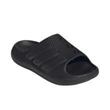 (12 UK, Triple Black) Adidas Mens Adilette Shower Rubber Sliders