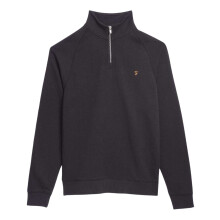 (M, Black) Farah Mens Quarter Zip Sweatshirt
