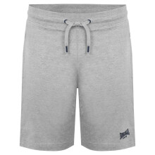 (L, Light Heather Marl) Lonsdale Mens Jersey Lounge Shorts