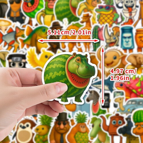 Brainrot Tralalero Tralala Sticker Pack 100 pcs Vinyl 1