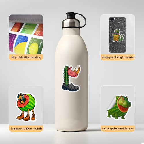 Brainrot Tralalero Tralala Sticker Pack 100 pcs Vinyl 2