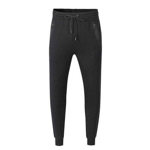 Kappa (XL, Black) Kappa Mens Polycotton Logo Jogging Bottoms
