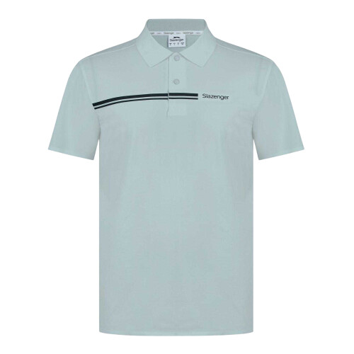 Slazenger (M, Grey) Slazenger Mens Polyester Golf Polo Shirt