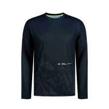 (L, Black) Karrimor Mens Performance Logo Long-Sleeved Top