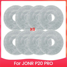 Mop Cloth Pads Set for JONR P20 PRO Spare Parts Microfiber Mop Cloth Household Cleaning Replacement Parts 8PCS