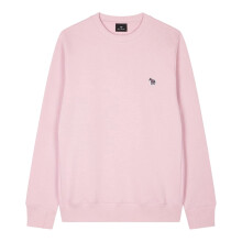 (S, Pink) Paul Smith Mens Zebra Crew Neck Sweatshirt