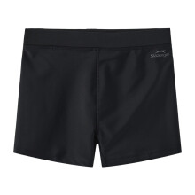 (11-12 Years, Black) Slazenger Boys Logo Swimming Trunks