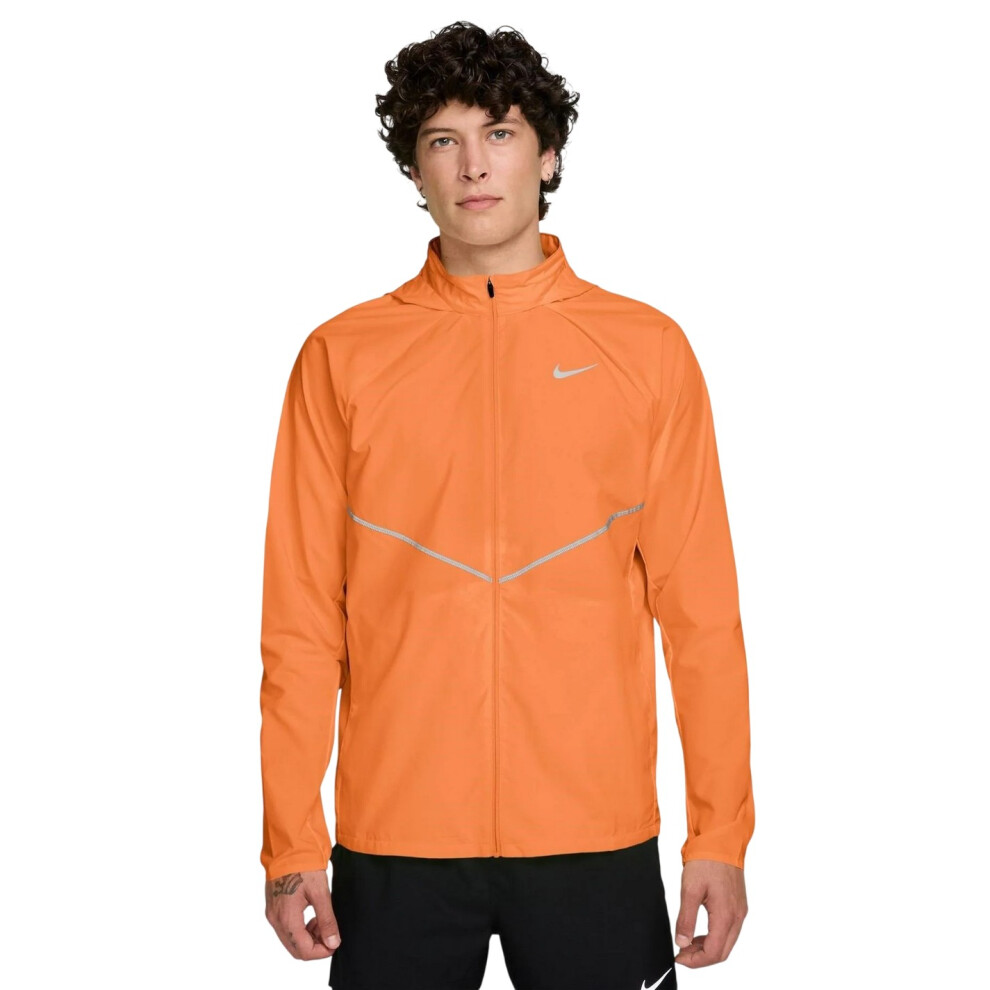 Nike (M, Orange) Mens Repel Miler Running Jacket