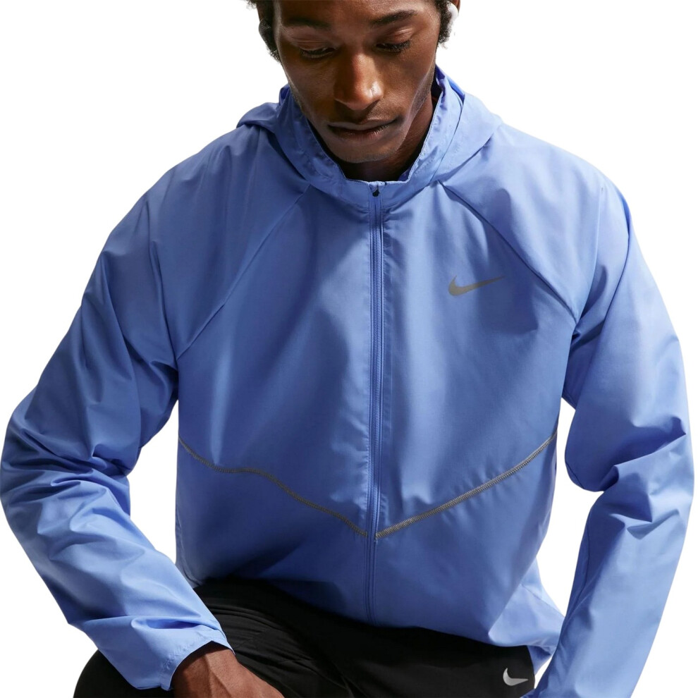 Nike (S, Royal Blue) Mens Repel Miler Running Jacket