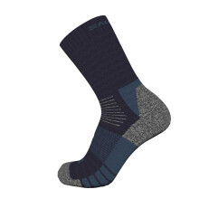 (7.5 UK-10 UK, Black/Blue) Salomon Unisex Adult Merin Crew Socks (Pack of 2)