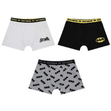 (L, Black/Yellow) Batman Boys Batman Cotton Boxer Briefs (Pack of 3)