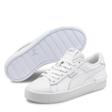 (3 UK, White) Puma Girls Jada Trainers
