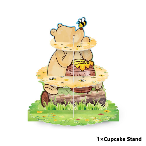 Winnie the Pooh 3-Tier Cupcake Stand Cardboard 2