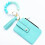 PU Beaded Wristlet Wallet with Tassel Keychain Mint Green 4