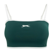 (10 UK, Forest Green) Slazenger Womens/Ladies Contrast Detail Sports Bra