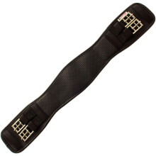 (22in, Brown) HyCOMFORT Waffle Dressage Girth With Elasticated Ends