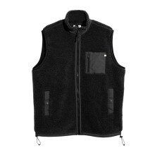 (XS, Black) Farah Mens Grant Fleece Gilet