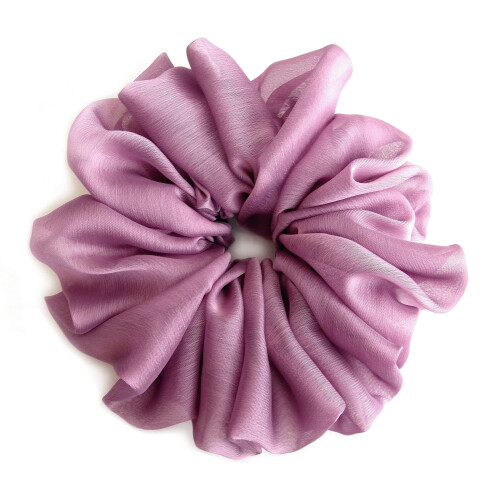 Soft Chiffon Scrunchies 38 Colors Large Ponytail Holders 2
