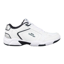 (8.5 UK, White/Navy) Slazenger Mens Tennis Shoes