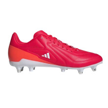 (12 UK, Red/White/Orange) Adidas Mens RS15 Elite Soft Ground Rugby Boots