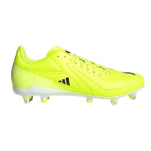 (12 UK, Yellow/Black) Adidas Mens RS15 Elite Soft Ground Rugby Boots