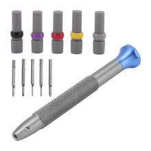 Watch Repair Screwdriver with High Carbon Steel Bits, Non-Slip Ergonomic Handle for Strap and Link Adjustment