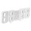 Aesthetic Digital Alarm Clock LED Snooze White 1 Pack 8
