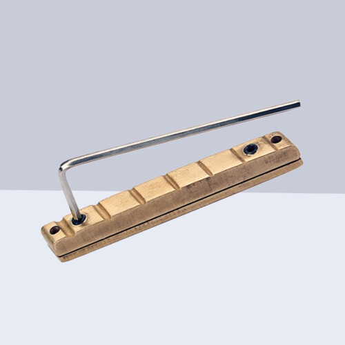 Hemoton Adjustable Bell Brass Nut for Acoustic Guitar