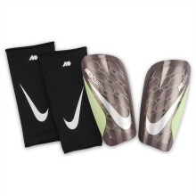 (XS, Beige/Green) Nike Mercurial Lite Shin Guards Set