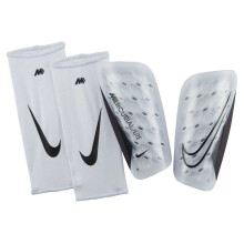(L, White/Black) Nike Mercurial Lite Shin Guards Set