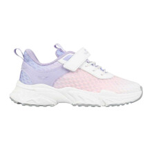 (2 UK, White/Purple) Slazenger Childrens/Kids Skye Ombre Textured Lace Up Trainers