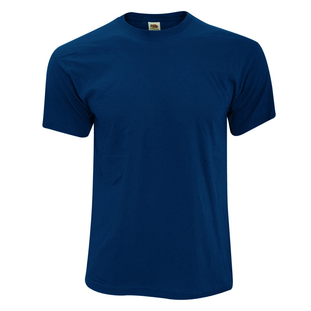 Fruit Of The Loom (L, Navy) Mens Original T-Shirt