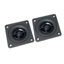 Tweeter Magnetico Esterno da 2 Pollici 56x56mm Quadrato 4Ohm 7W Altoparlante Audio Altoparlante Cassa Audio con Pannello di Montaggio