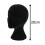 Wig Mannequin Head Foam Display Stand Black 2