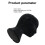 Wig Mannequin Head Foam Display Stand Black 6